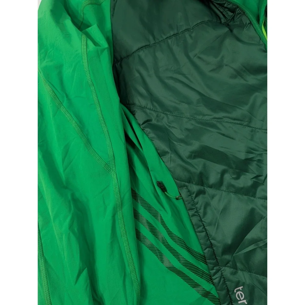 Adidas Mens Terrex Ndosphere Jacket Mens XL Green Outdoors Jacket Midweight